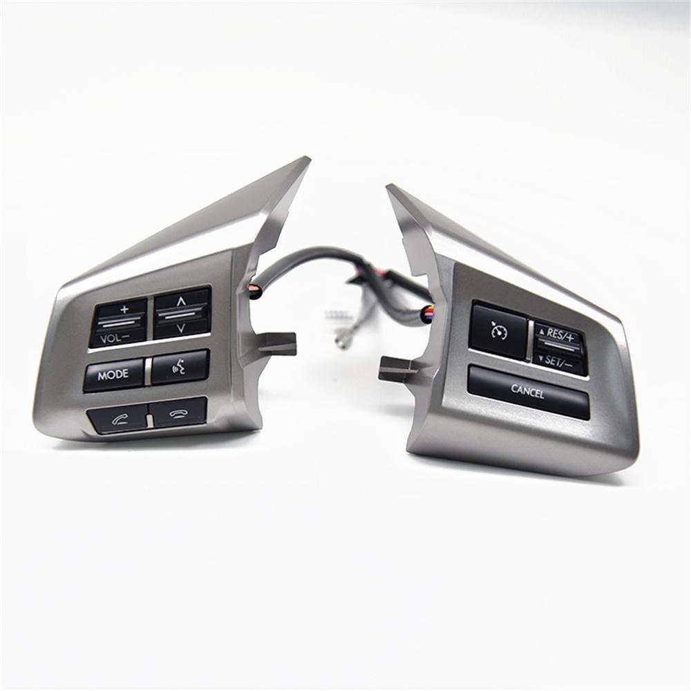 Steering Wheel Switch Silver+Black 83154Aj180 Fit For Subaru Legacy 2012 - 2014