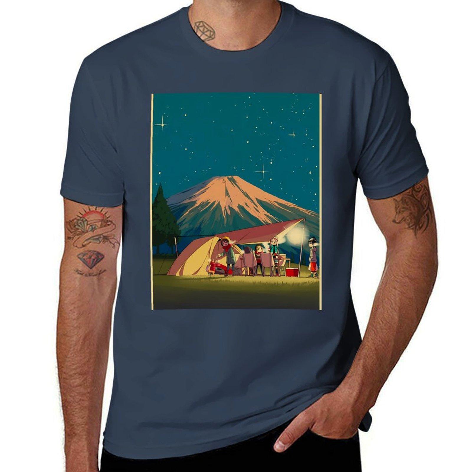 Yuru Camp TShirt Athletic Fit Sports Short Sleeve Top S