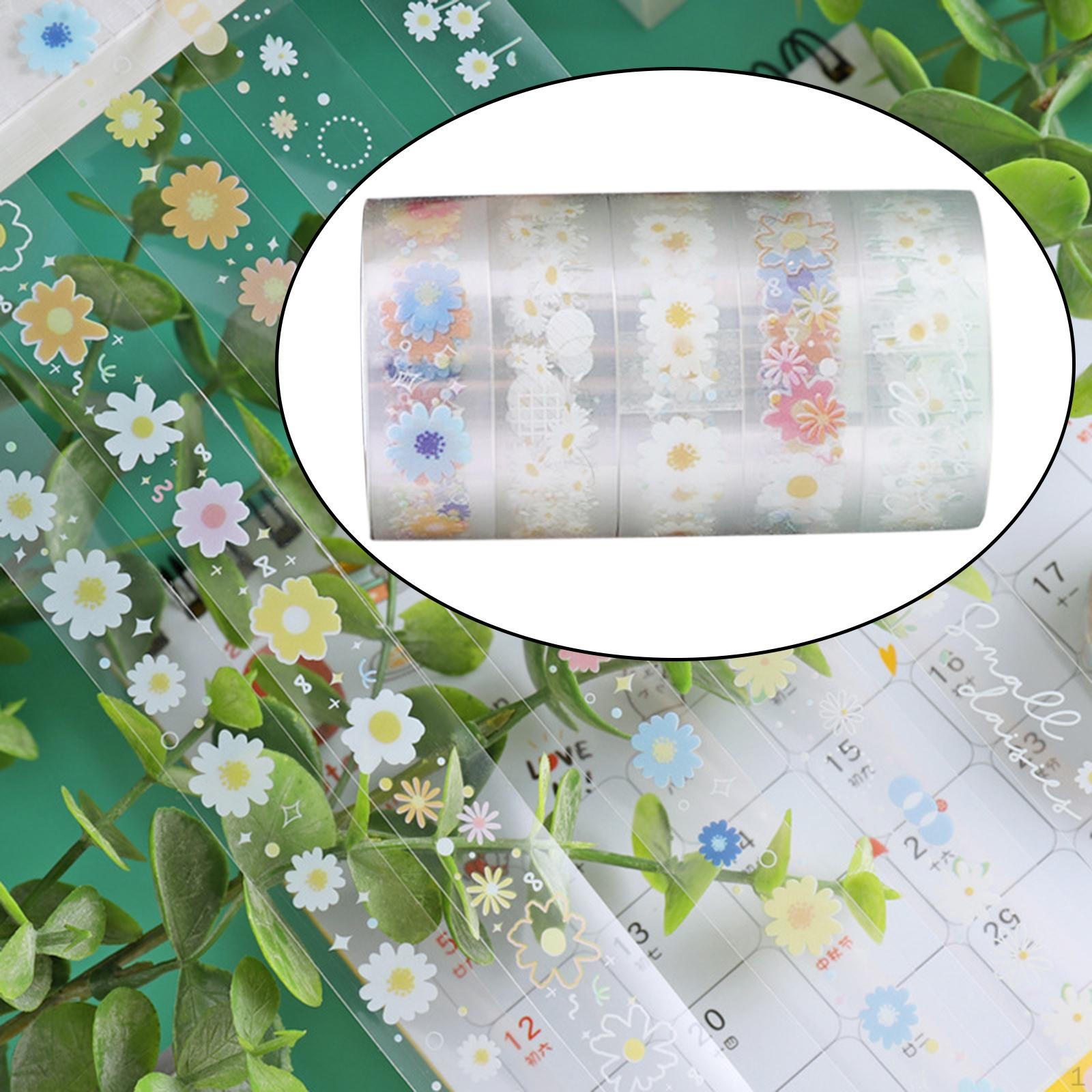 

5 шт. лента для скрапбукинга декоративные милые ромашки в середине лета дети декор для девочек наклейки дневник