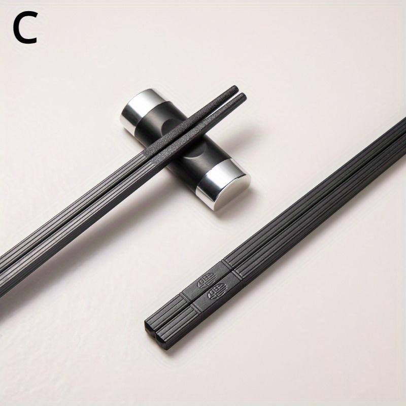 10 Pairs Exclusive Alloy Chopsticks Set for Home and Hotels in Japan and Korea Chop Sticks