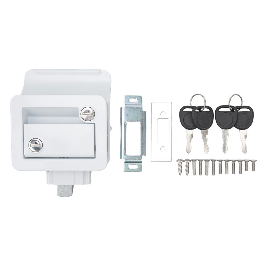 RV Door Locks Safe Reliable Quick Response Durable Camper Door Latch Lock for Travel Trailers Cargo