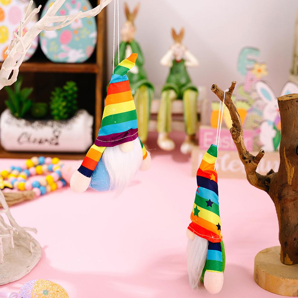 Colorful Faceless Dwarf Doll Decorations, Home Décor, Personalized Holiday Gifts.