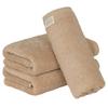 Towel Laboratory Mini Bath Sand Set of Fast JapanTechnology [Volume Rich] #003 Towels, Beige, 3, Hotel-Quality, Thick, Fluffy, High-Breathability,