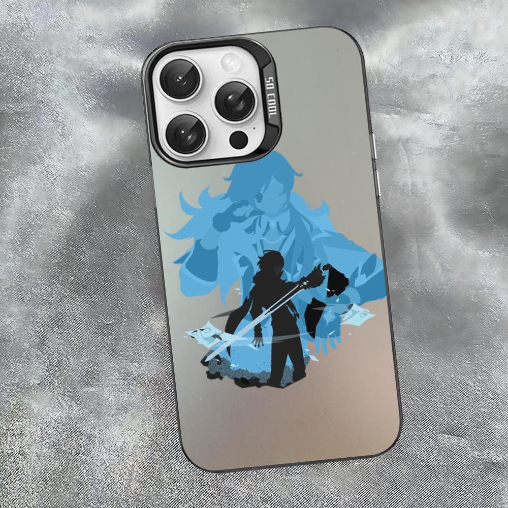 Kaeya Genshin Impact Phone Case For iPhone 16 15 14 13 12 11 Pro Max X XR XSMAX 8 7 Plus Matte Shockproof Back Cover