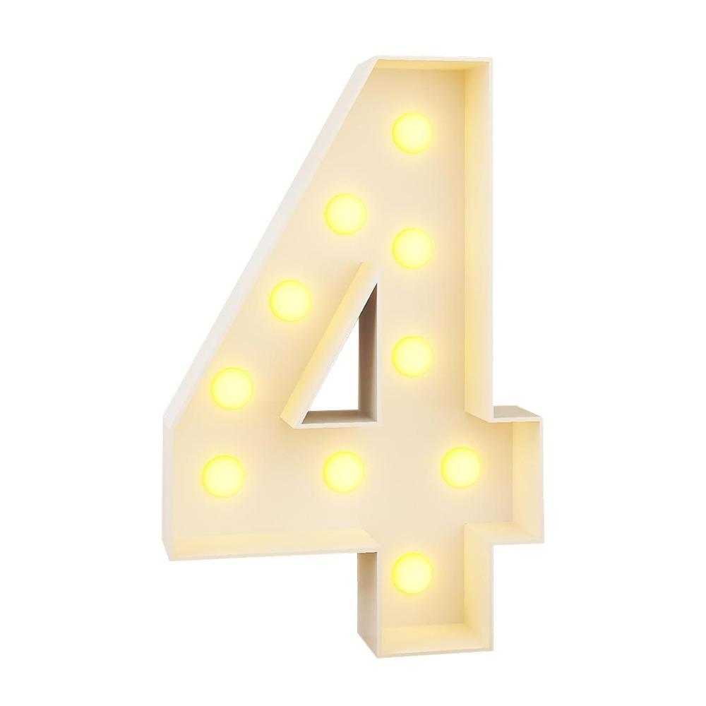 91cm LED Light Balloon Light Up Balloons Birthday Balloon Frame  Birthday Decoration