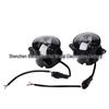 Harley Wrangler 7-inch LED Headlight & 4-inch Fog Light with White/Yellow DRL & Turn Signal