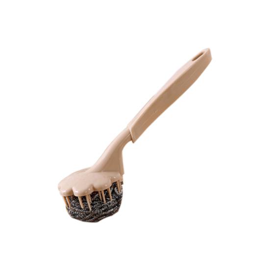 Long Handle Home Kitchen Steel Wire Ball Pot Dish Cleaning Brush Washing Tool