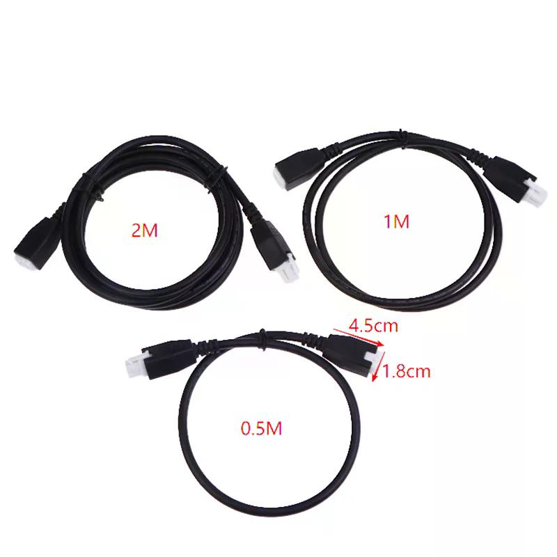 1Pcs Electric Stand Up Sit Desk Extension Cable 0.5/1/2 Meters Motor Cable Multi-core Connecting Cable Power Cable