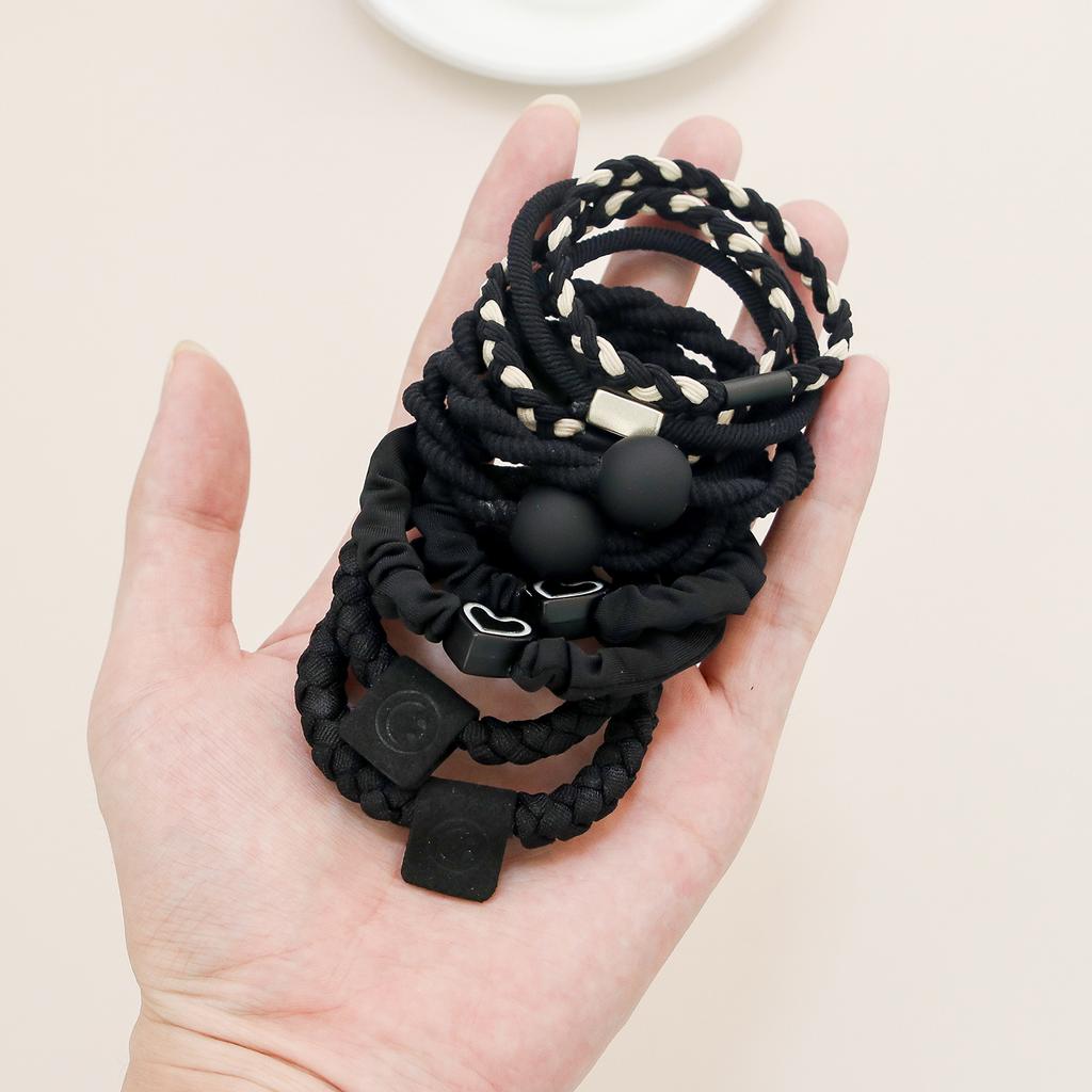 10Pcs/Set New Cute Bowknot Headbands Girls Elastic Hair Bands Hair Accessories for Women Cartoon Bows Headwear Ornaments
