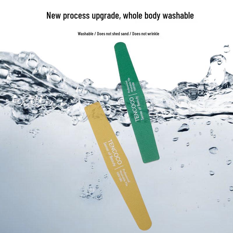 High-End Washable Nail File: Wear-Resistant, Multi-Functional Manicure Polishing and Sanding Strip with Fast Shipping