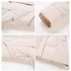 Winter Style Down Padded Jacket Women Western Style Korean Style Slim Long Section Over The Knee Thick Warmth Large Padded Jacket