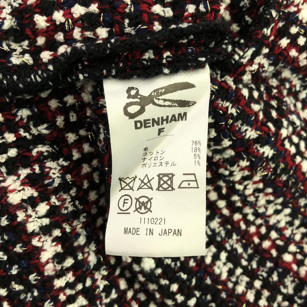 DENHAM Made in Japan Wool Blend crash Tweed jacket F No color Women Used