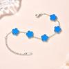 Clover Lucky Bracelets Womens Hand Double Sided Flowers Jewellery Gifts Stainless Steel Bracelet Gold Plated Bracelets Man