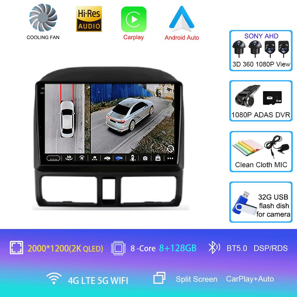 Android 14 For Honda CR-V CRV 2 2001 - 2006 Car Radio Multimedia Video Player Navigation Stereo GPS No 2din 2 Din Dvd