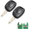 1 Button Key Shell Remote Control Key Case for Clio 2, Car Key Remote Control for Renault Twingo Clio 2 Master Kango with 43