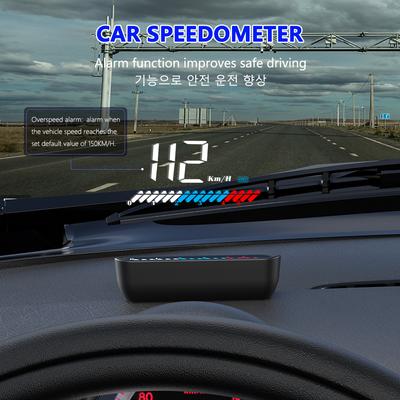 ZQKJ M7 OBD2 GPS HUD Head Up Display Car Digital Speedometer Windshield Projector Auto Water Temp Gauges Fit All Cars