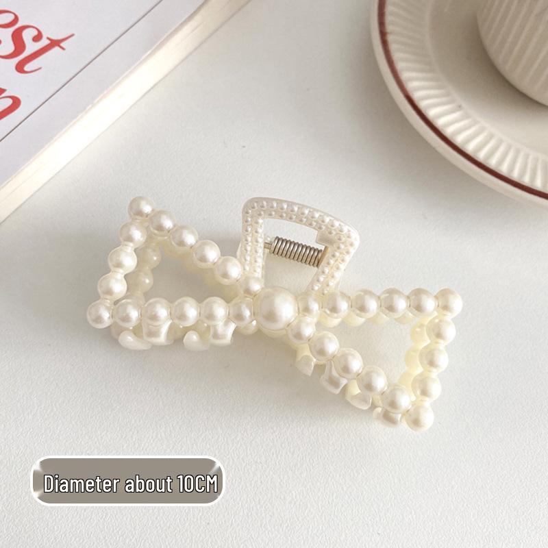 Elegant Large Hair Claw Clip for Thick Hair - High-End Korean Updo Shark Clip