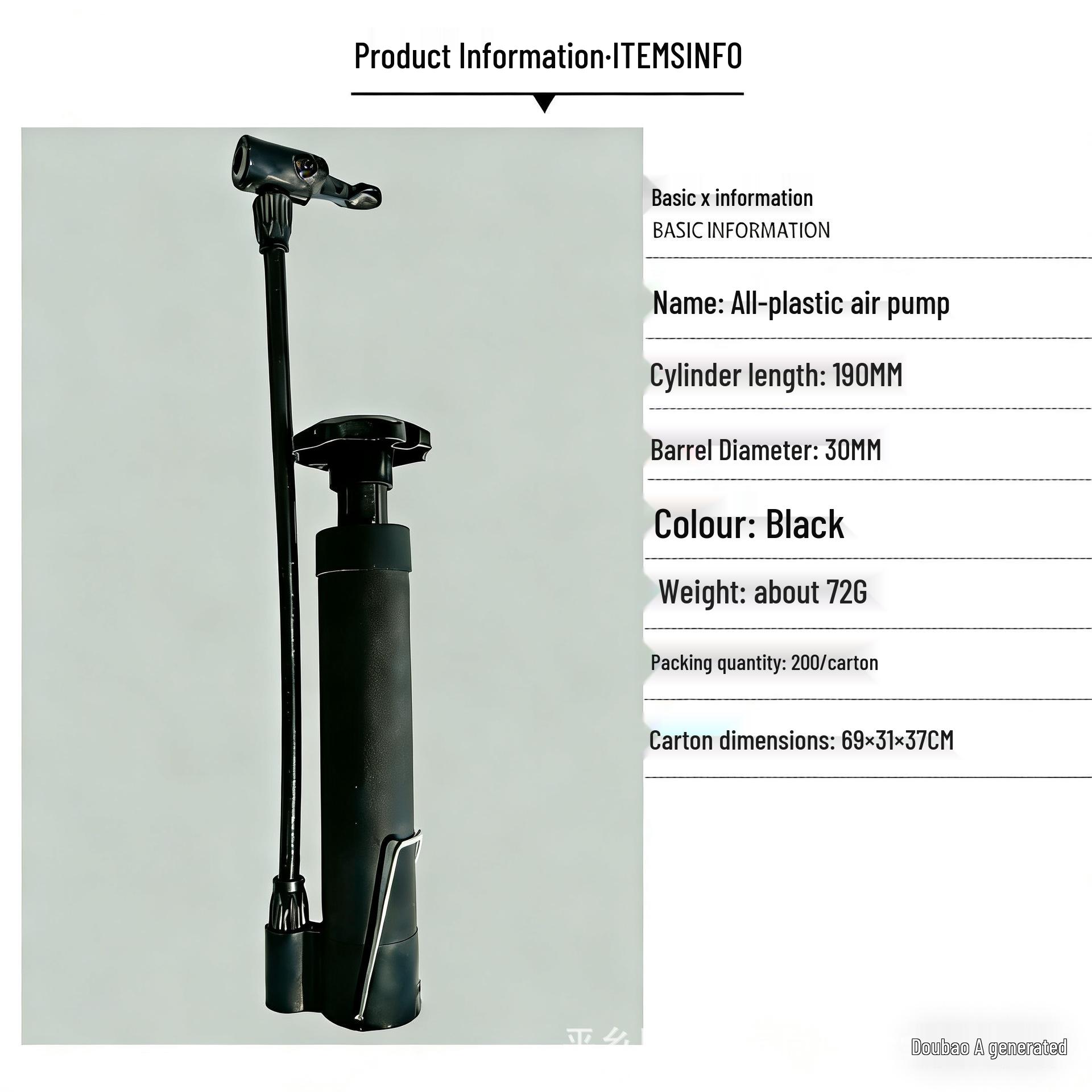 Compact High-Pressure Portable Ball Pump