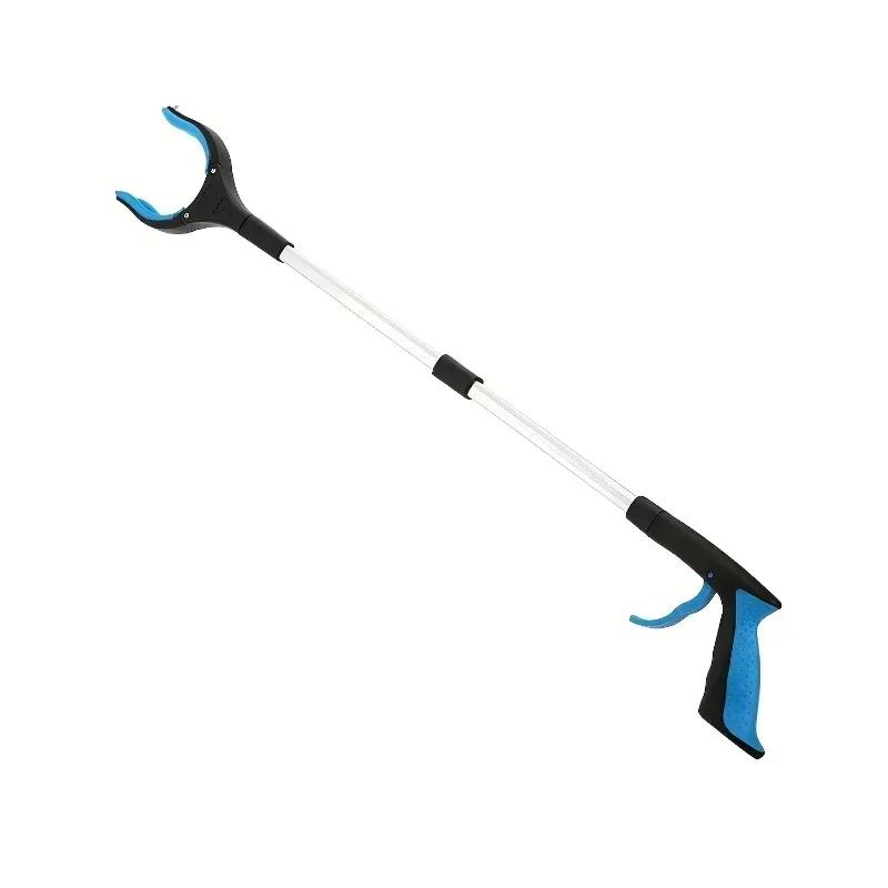 Faltbarer Greiferverlängerer Handwerkzeuge Müllsammler Aufheber Zusammenklappbarer Müllgreifer Aufnahmewerkzeuge Besen und Kehrschaufel Set