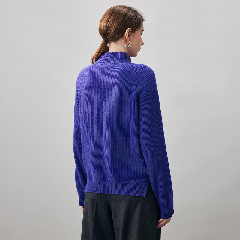 COMONBOCA Women's Mock Neck Cashmere Sweater