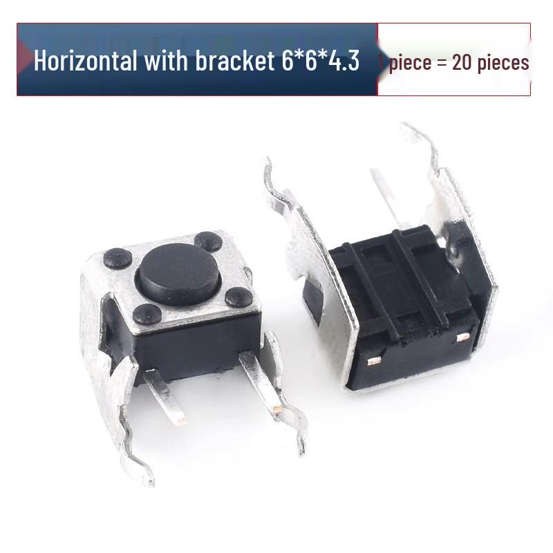 2-Pin SMT DIP Tactile Micro Switch (3x4x2/3x6x4.3/4x4x1.5/6x6x5)