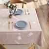 Geometric Floral Printed Rectangular Tablecloth For Table And Home Decoration Waterproof Coffee Tablecloth