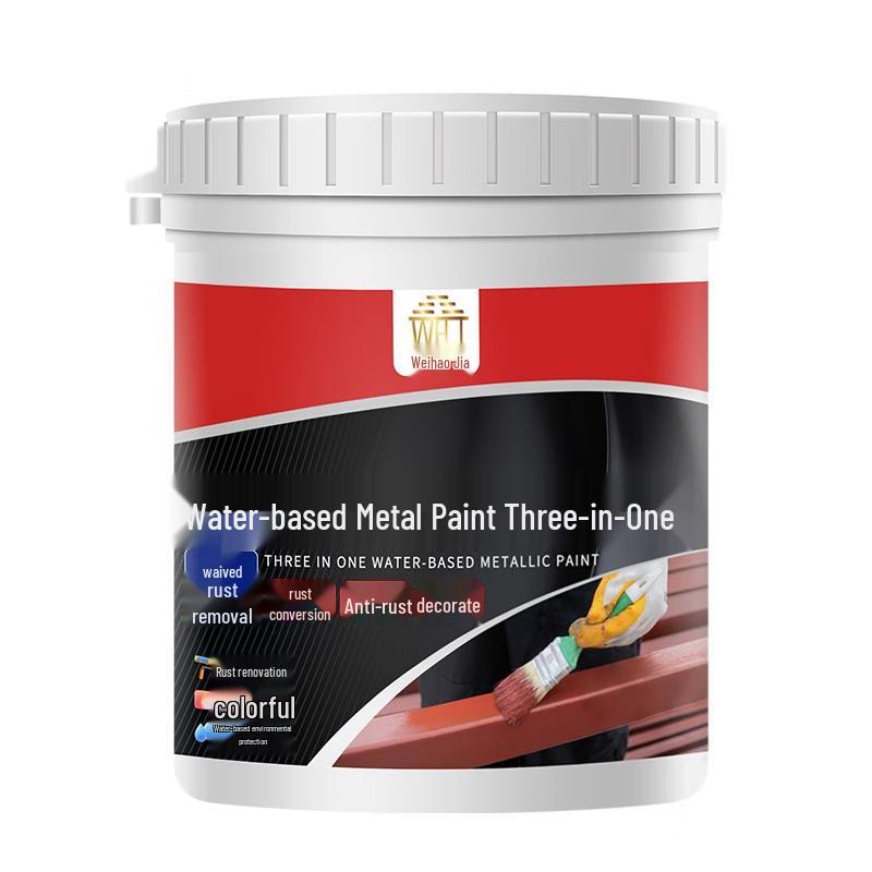 Wei Hao Jia No-Sand Water-Based 3-in-1 Metal Rust Paint 10kg