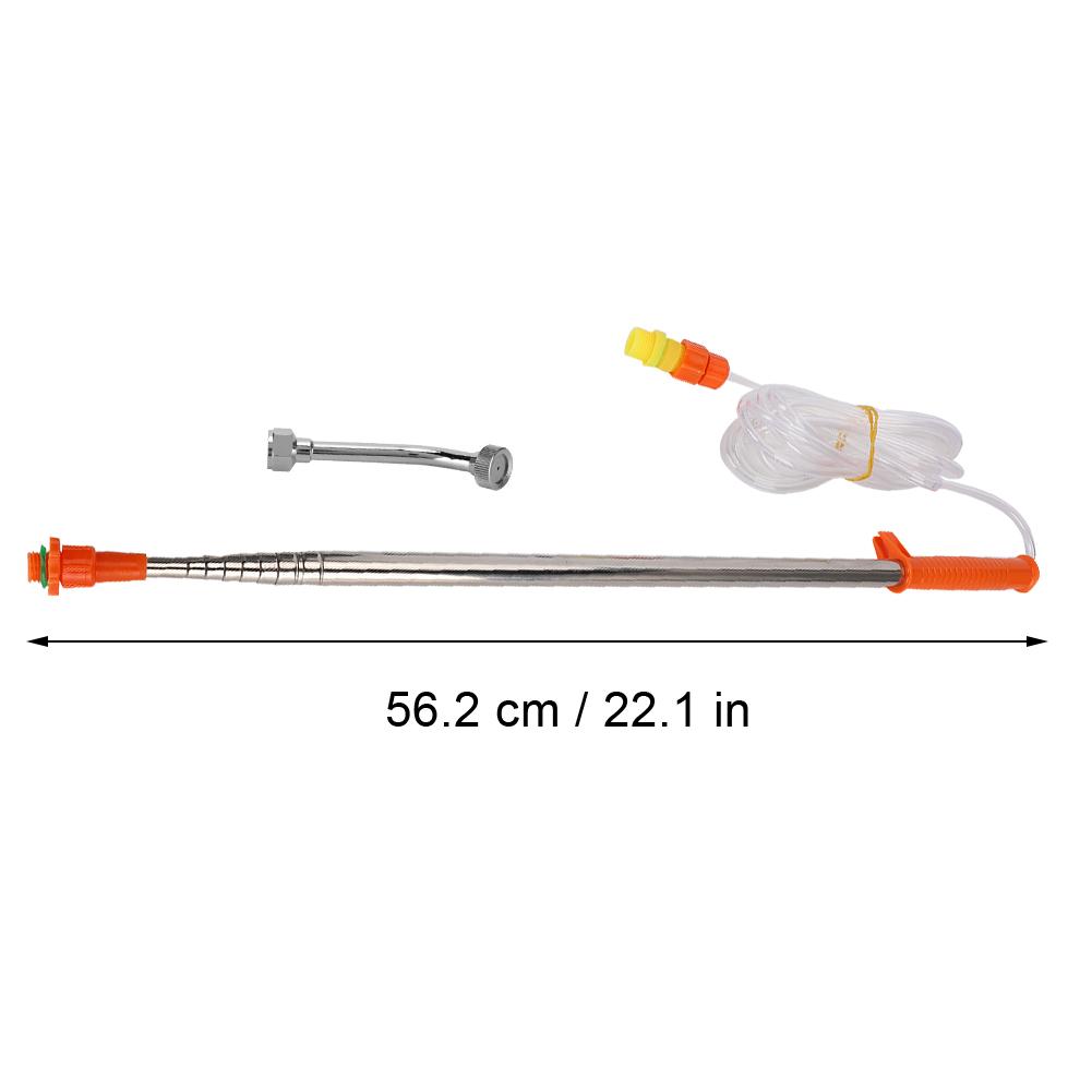Stainless Steel Telescopic Sprayer Rod Extension Rod for Fruit Tree Sterilization with Nozzle