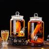 Glas-Infusionsbehälter mit Zapfhahn: 10-20 Jin Versiegelte Enzym- und Kimchi-Weinlagerung