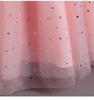 Girls' Formal Puff Sleeve Evening Gown for Piano Performances and Flower Girl Events