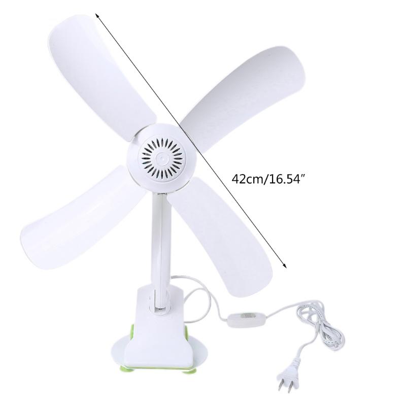 220V Silent Desk Fan 4 Clip Fan 16.54inch Table Fan for Home Office
