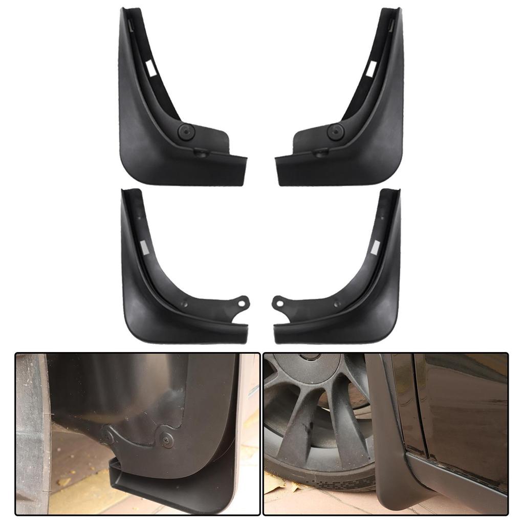 4Pcs Car Wheel Flaps Mudflaps for Model Y No Drilling Required