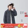 YOYO Fairy Tale Boys' Plaid Casual Shirt Jacket