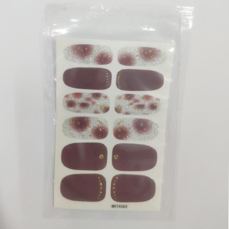Gradient Manicure Stickers, Nail Stickers, Full Fake Nails, New Manicure Stickers, Nail Stickers