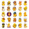 50 Suitcases, Cups, Decorative Little Yellow Duck Stickers Cartoon Stationery Diy Handbook Graffiti Reward Stickers