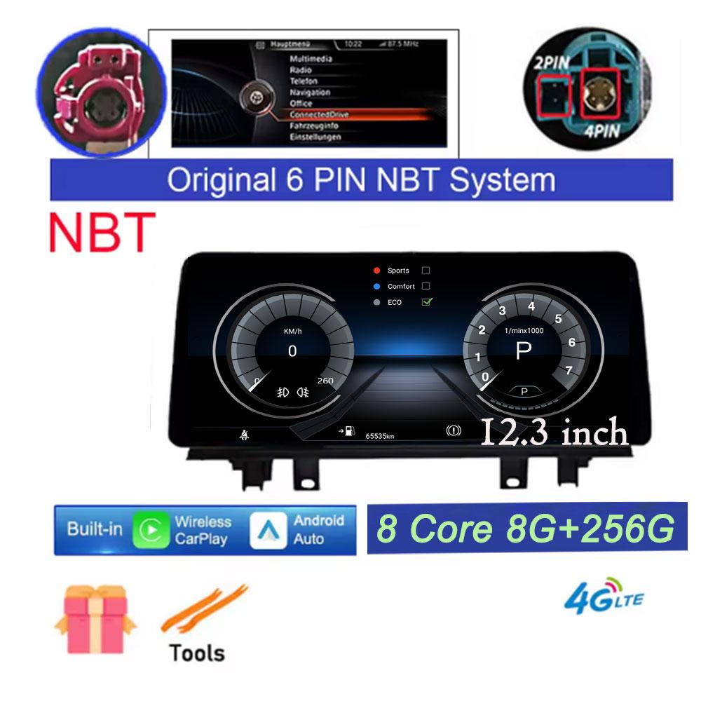 IPS New Android 14 For BMW X1 F48 X2 F49 (2016- 2017)  Car Player GPS Navigation Multimedia Video NBT & 2018 -2020 EVO System