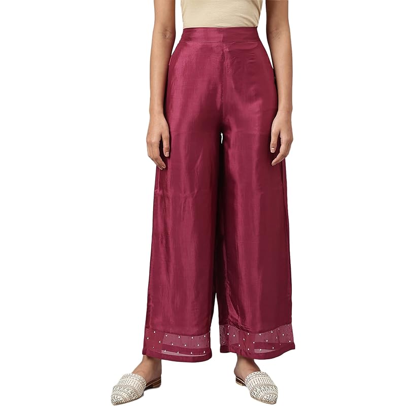 W Strechable Parallel Pants for Women | Trousers for Women | W for Woman