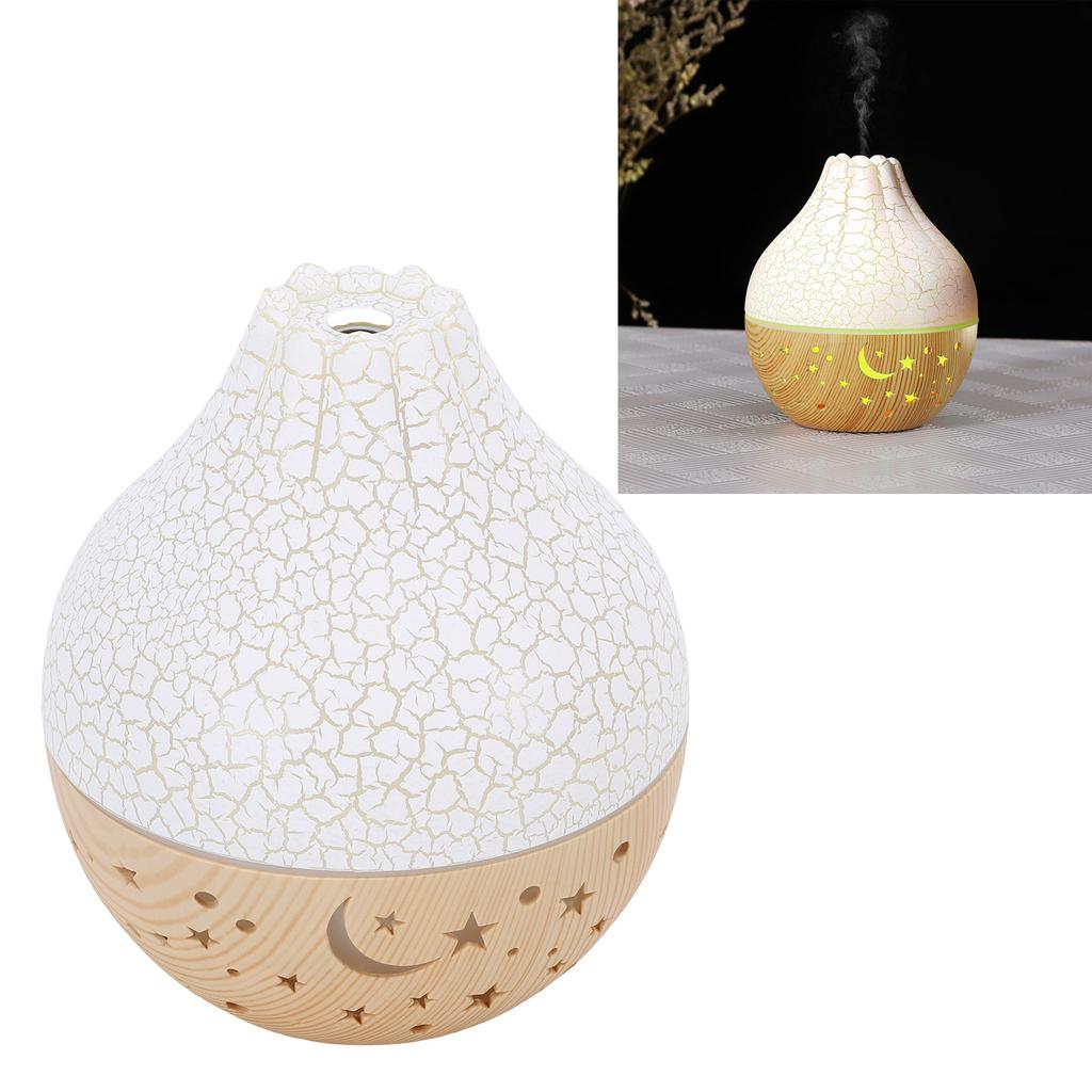 Difuzér Zvlhčovač Luminous Hallow USB Aromaterapeutický Difuzér Tichý Automatické Vypnutí pro Domácí Lázně