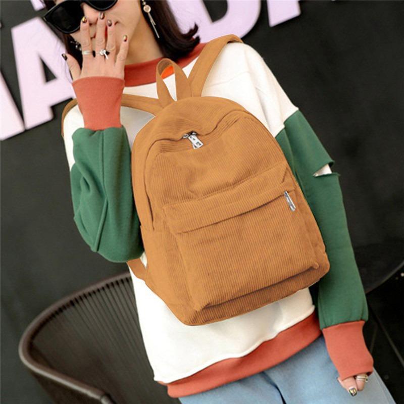 Women Casual Fashion Glossy Double Shoulder Bag Sports Casual Backpack Lightweight Outdoor Travel Students School Daypacks