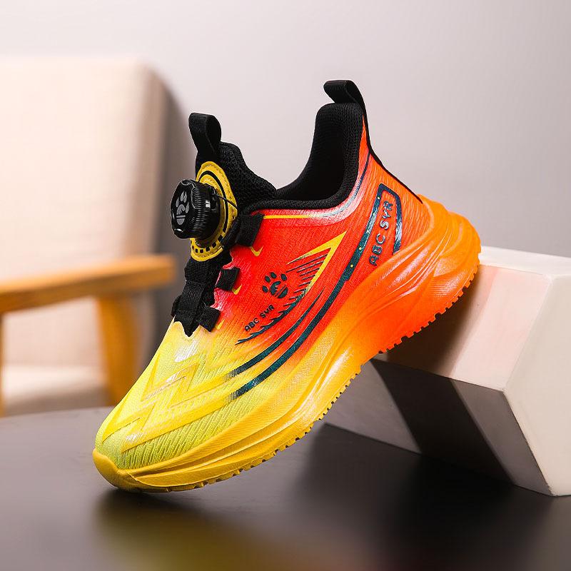 2025 New Spring Breathable Mesh Boys Sneakers Children's Mesh Shoes Medium Older Boys Casual Running Shoes