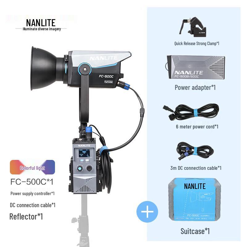 NANLITE FC-500C Full-Color High-Power LED Spotlight