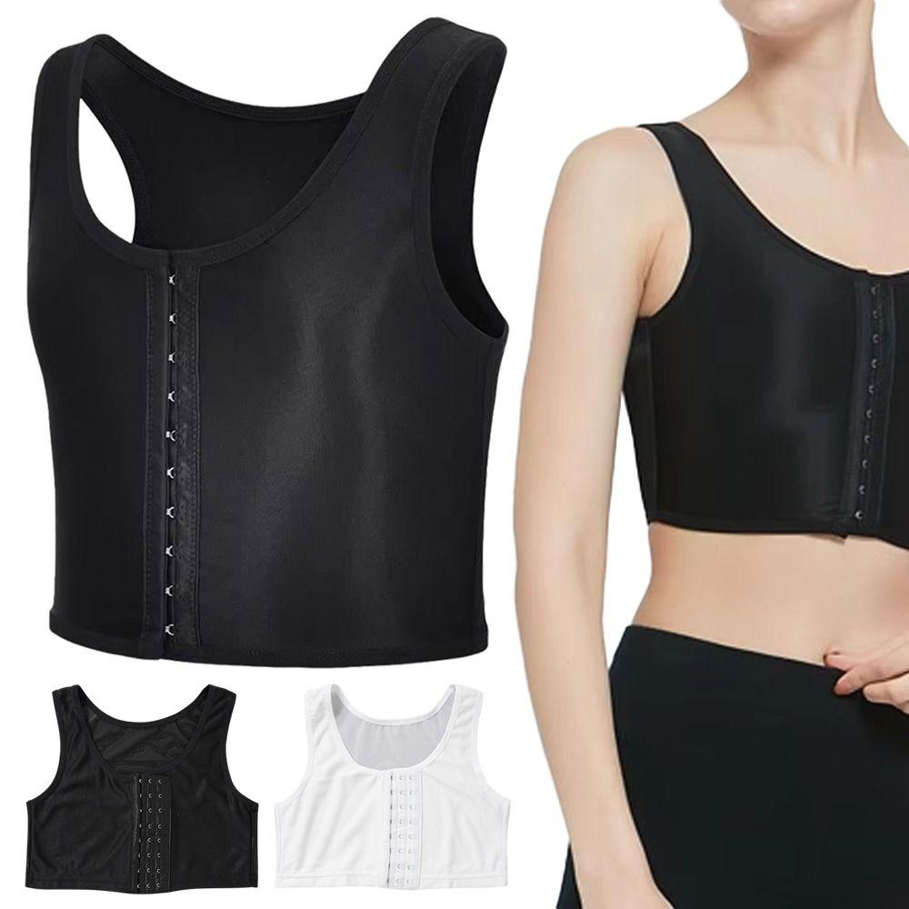1Pcs Trans Lesbian Tank Top Corset Flat Vest Breast Breast Binder Reinforced Chest Shaper