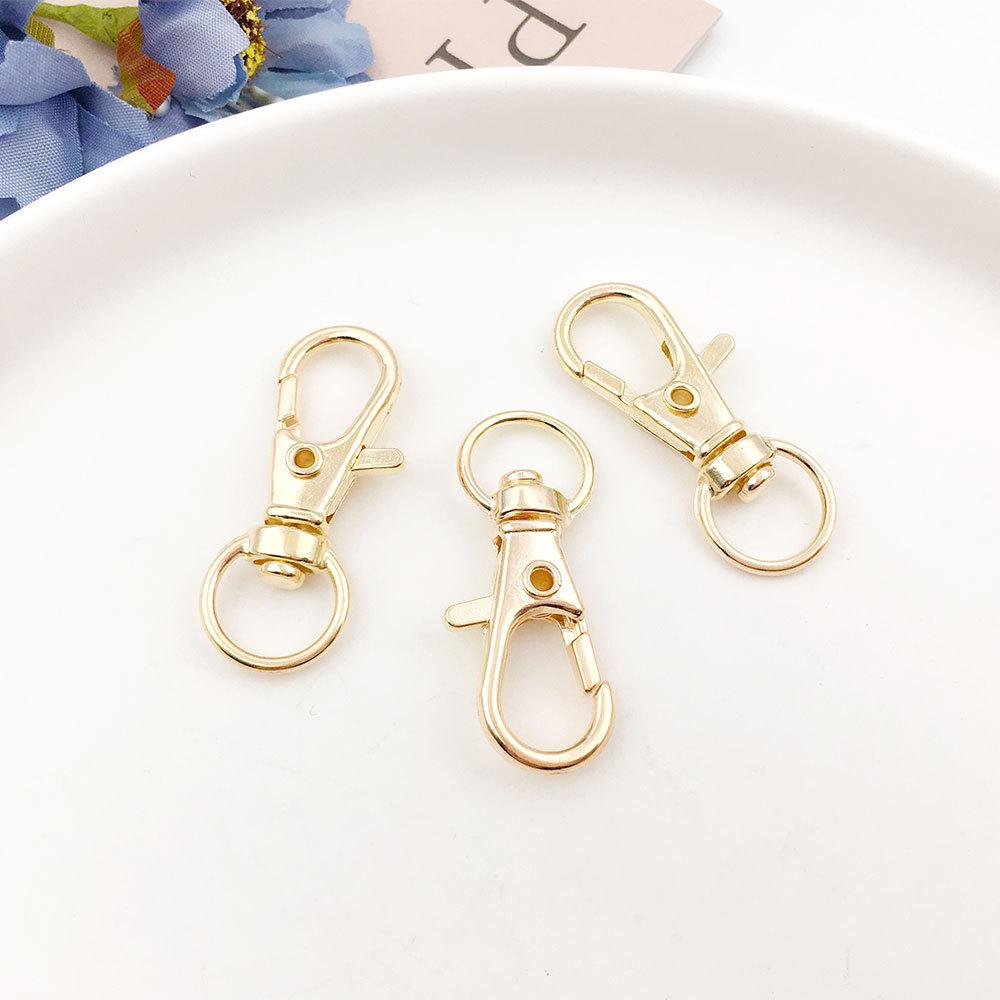 

Поясной крючок для ключей: Сплавная пряжка для собаки с кожаным акцентом и карабином-лобстером для сумок и ювелирных аксессуаров 32mm