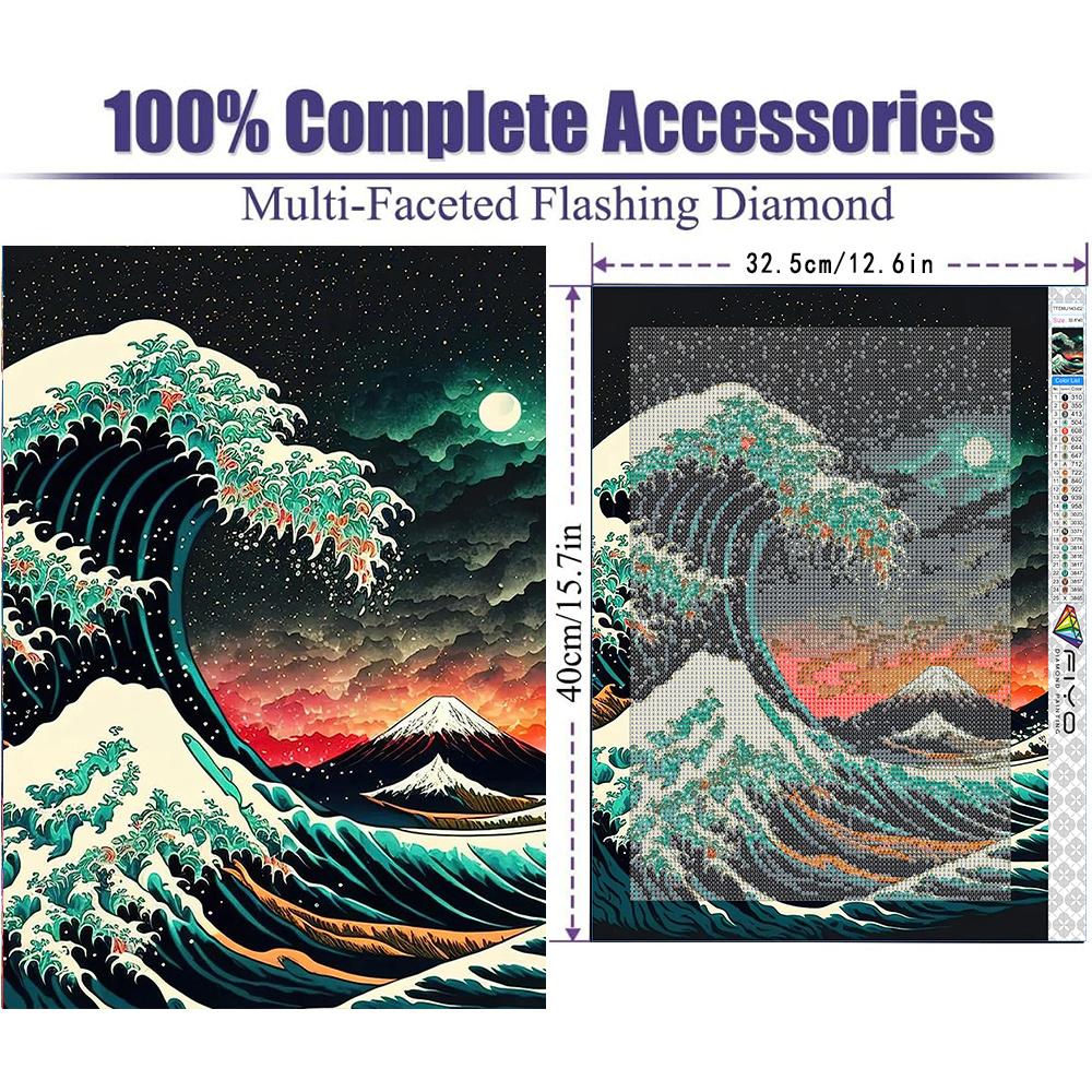 

5D Алмазная картина Полная круглая дрель Алмазная Звездное море Художественная картина Алмазная живопись Ручная работа Diy Алмазная мозаика Картина Украшение дома Without a frame розовый