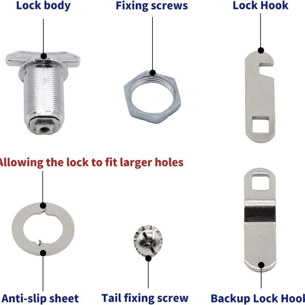 Zinc Alloy Rv Door Lock Keyless Cabinet Lock Professional Toolbox Lock  Toolbox
