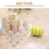 Mini Wooden Trees for Painting DIY Unfinished Wood Tree Decorations 60Pcs