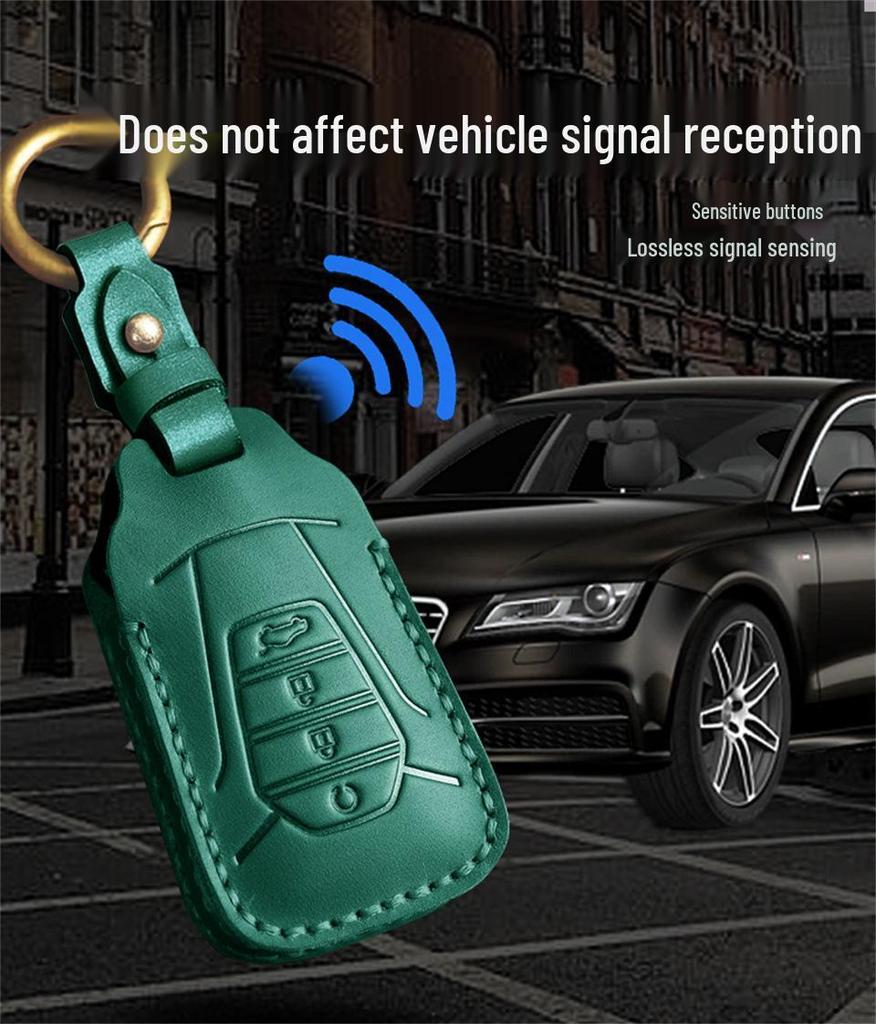 Leather Key Cover for 2021-22 Isuzu D-Max Pickup