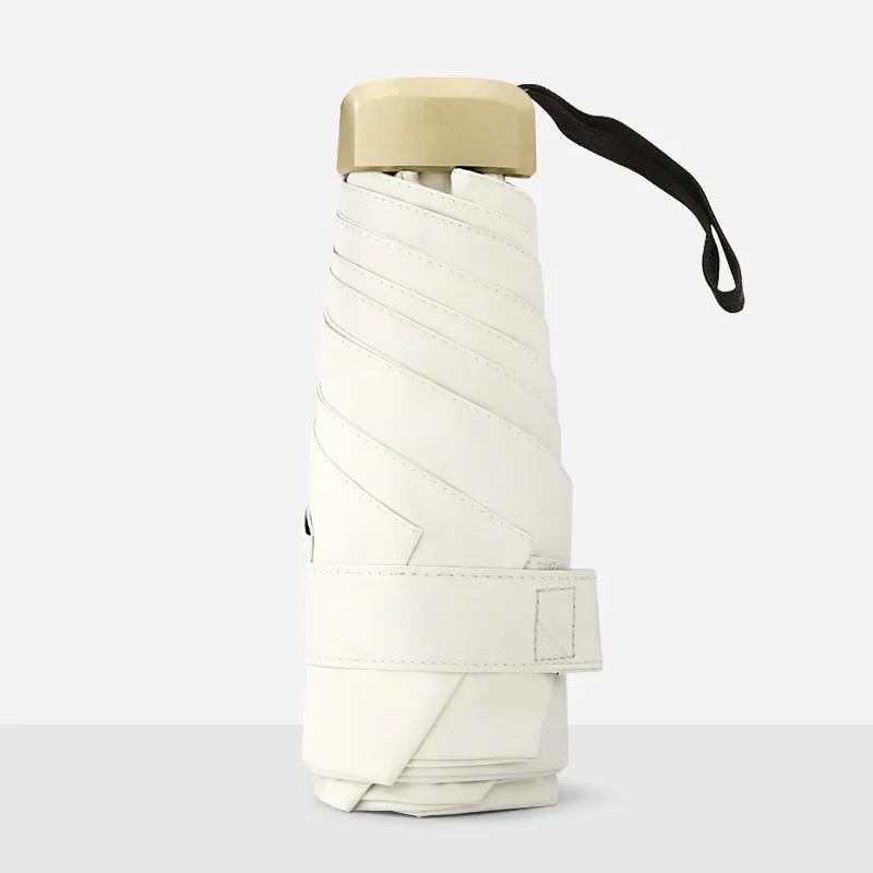 Mini Pocket Women's Umbrella Male Man Ultralight Rain Sun Girls Anti Portable Folding Parasol Beach