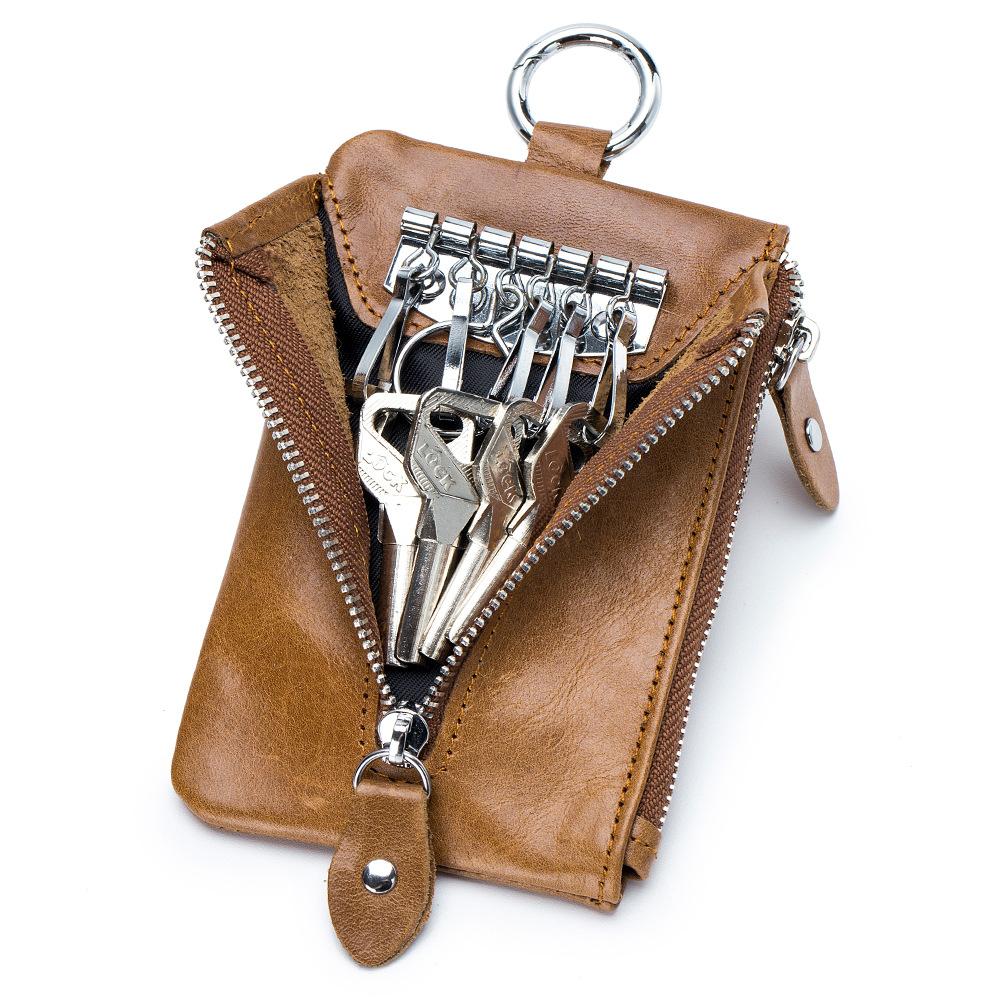 New Retro Key Bag, Simple and Multi-functional Change Bag, Keychain, Two-in-one Storage Bag, Universal Model.