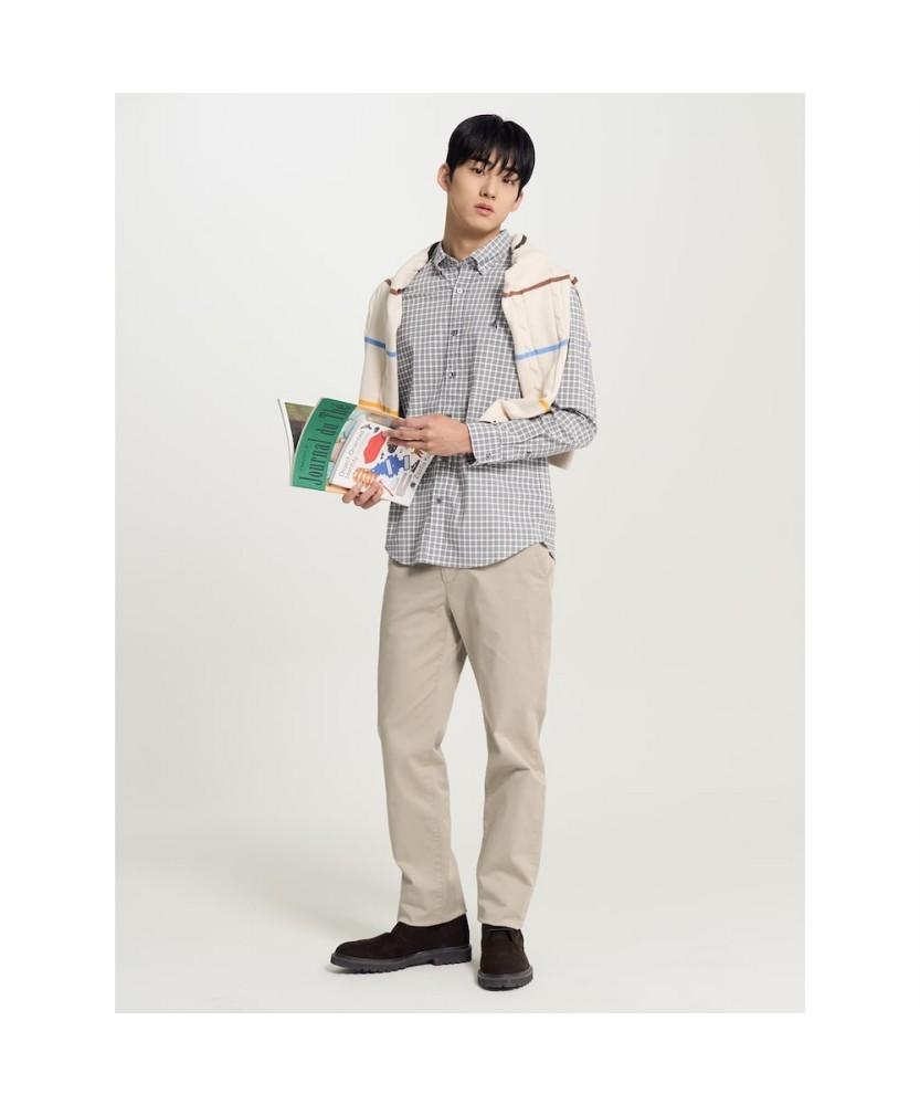 Binpolmen [Essential] Spring Standard Fit Chino Pants Beige